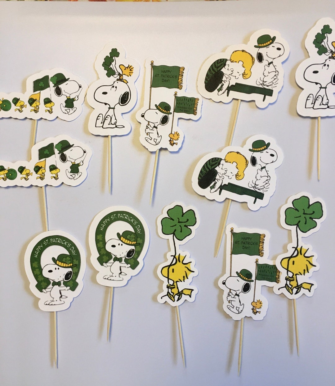 Snoopy Peanuts Cupcake Toppers/picks - Etsy