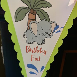 Banner de cumpleaños salvaje