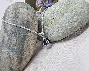 Evil Eye Anhänger Halskette: Griechischer Schutz Schmuck
