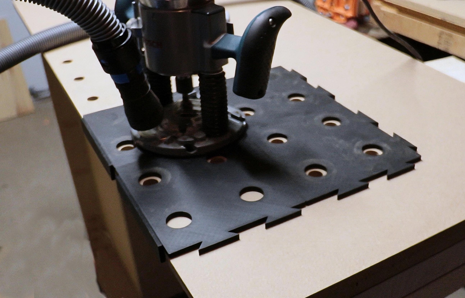 Modular MFT Router Jig – Fast 96mm Hole Drilling System – Includes ...