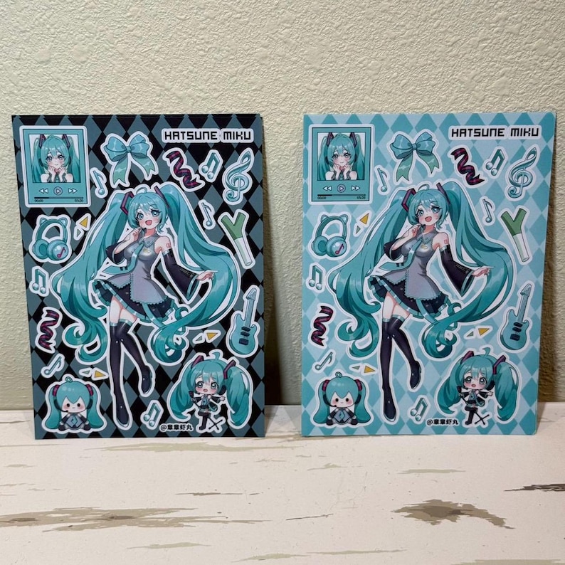Hatsune Miku Sticker Pack: Original PVC Stickers (4x6 inches) bild 7