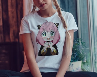 Adorable T-shirt Anime Spy Girl | Coton de qualité supérieure | Impression de T-Shirt Unisexe | Vêtements streetwear | Anime | Mangas |