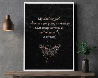 Practical Magic Quote | Instant Download |  Witchy | Printable Poster | Being Normal