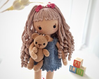 Spanish Pattern Amigurumi Esperanza Doll