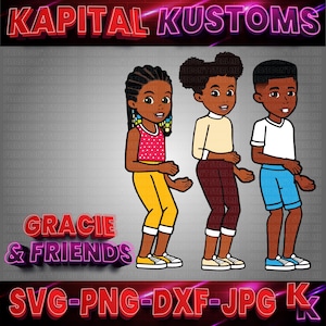 Gracie's Remix - Friends - High Quality, Svg, Png, Jpg, Dxf - Digital Download Corner