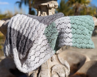 Sage and Green Infinity Scarf