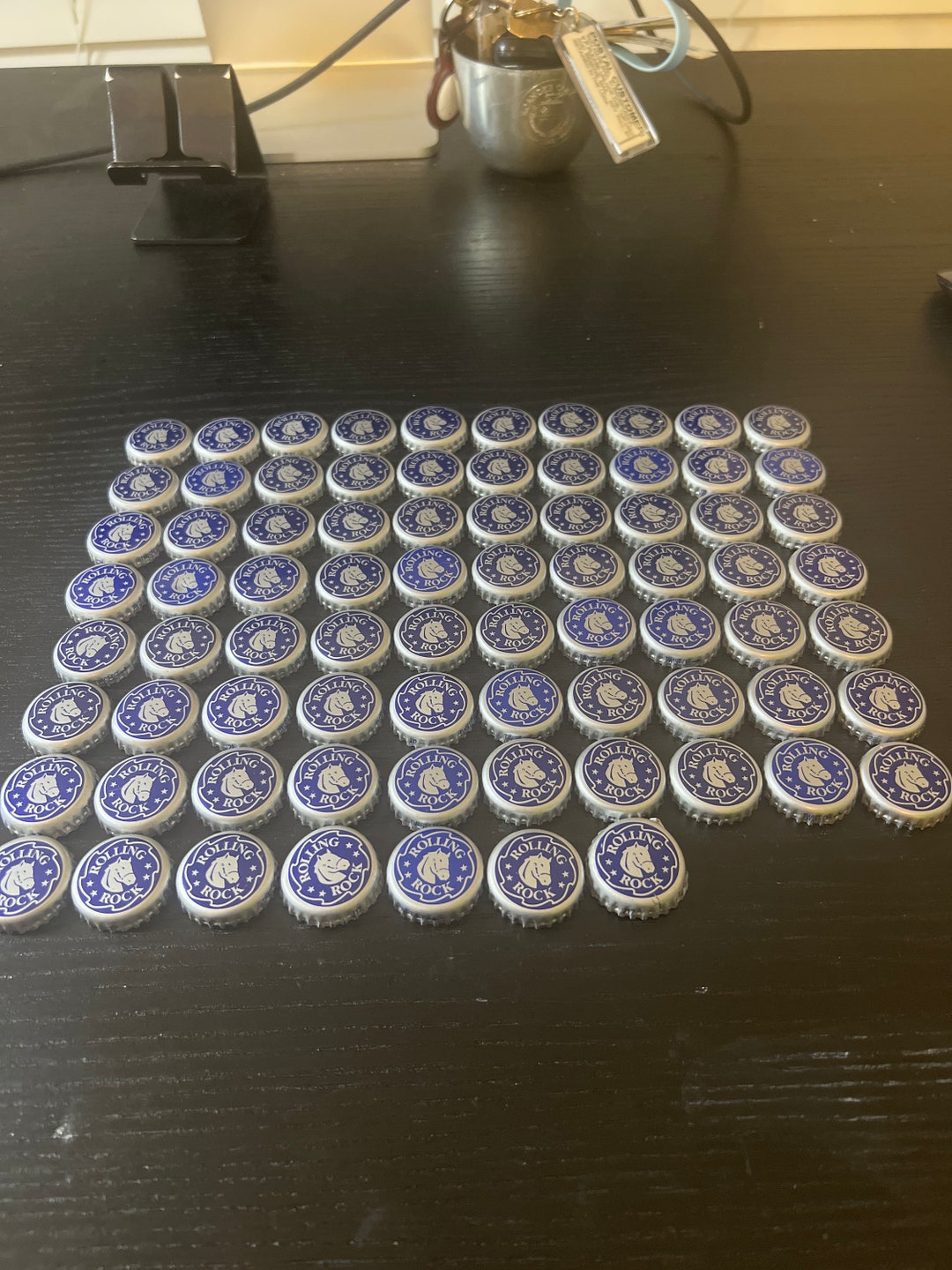 77 Count Rolling Rock Bottle Caps mint Condition Etsy
