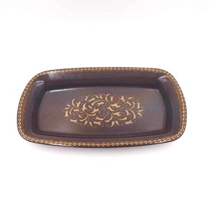 Franciscan Jamoca Sandwich Tray Platter Earthenware Mid Century Serving Plate