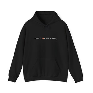Wheelersburg Block W (Style 1) - Don&#39;t Waste A Day - Unisex Heavy Blend Hooded Sweatshirt, Adult Hoodie