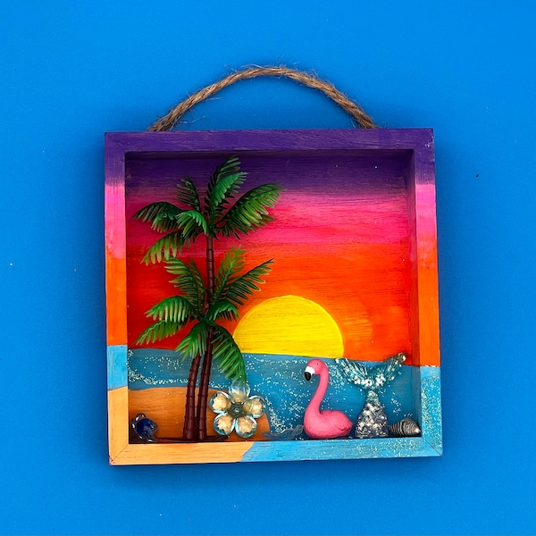 Beach Shadow Box Craft Kit