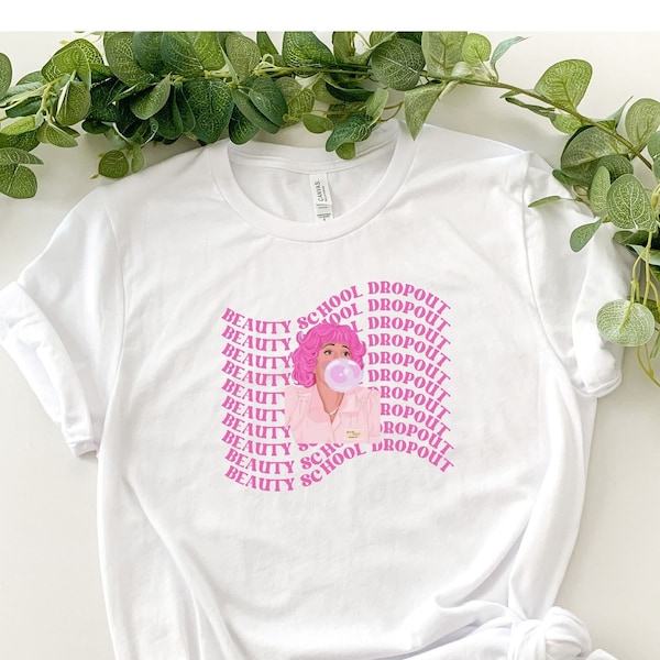 Grease, Pink Ladies, Grease Shirt, Pink Ladies Shirt, Frenchie Shirt, ONJ, Retro Shirt, Beauty School Dropout, Hair Stylist, Gift