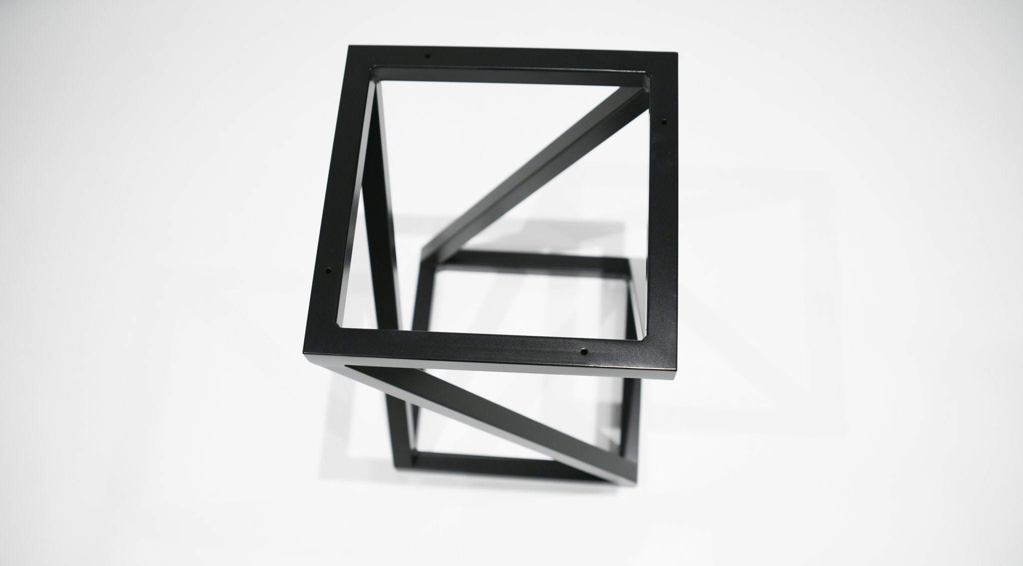Geo Steel End Table Frame Etsy UK
