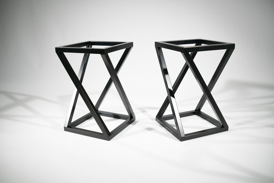 Geo Steel End Table Frame Etsy UK