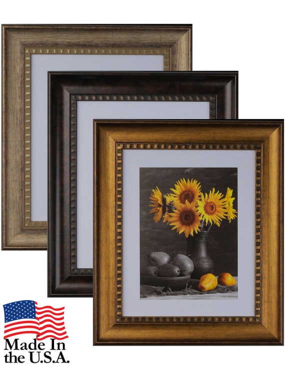 3-1/2 Polystyrene Classic 30x40 Picture Frame by Wholesaleartsframes-com.  1972 Series. Gold, Silver & Bronze Made in USA 