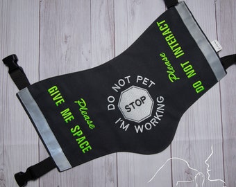 Custom Dog Vest, S&R vest, butterfly vest, custom cape, custom embroidered, dog gear, custom dog, dog vest, adjustable straps