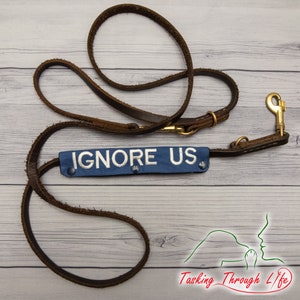 Customizable Dog Leash Sleeve Wrap, custom leash wrap, custom embroidered, dog leash, double sided wrap
