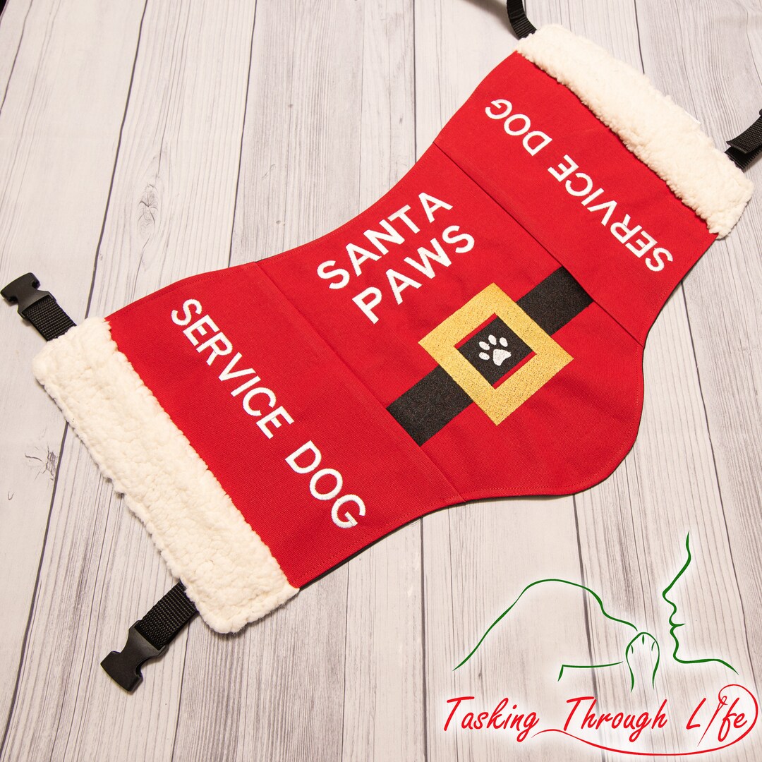 Christmas Dog Vest Santa Dog Vest Service Dog Vest Holiday Etsy