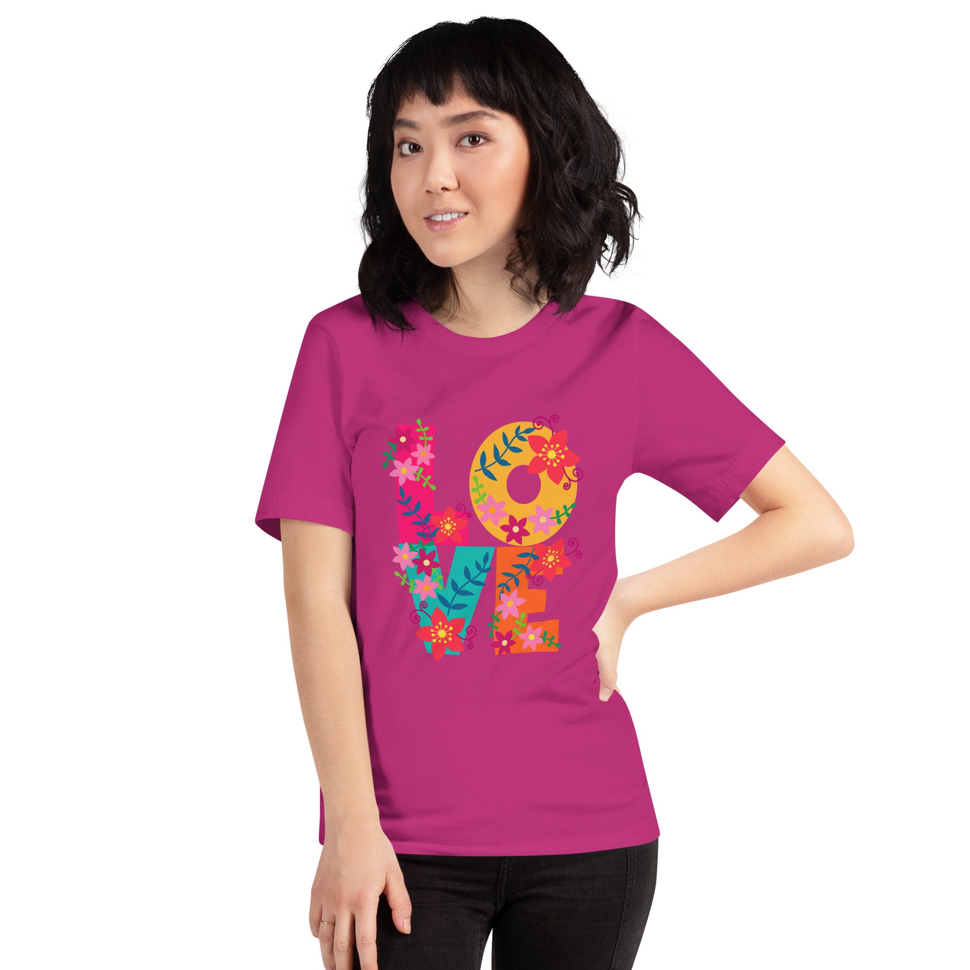 Love All Over Unisex T-shirt - Etsy