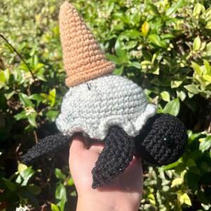 Crochet Icecream Turtle | Amigurumi Turtle Plushie | Handmade Stuffed Animal