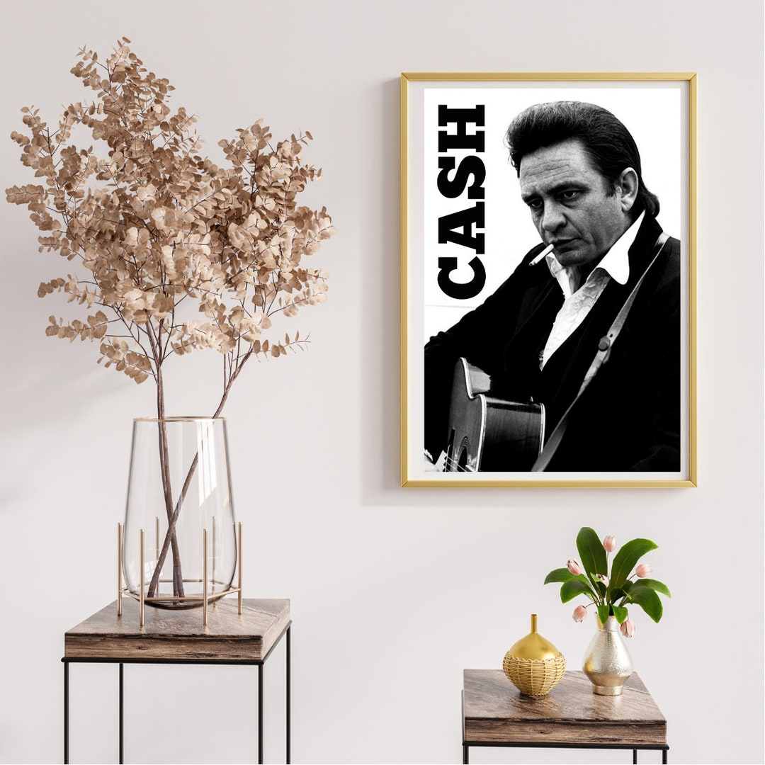 Johnny Cash Poster Digital Print - Etsy