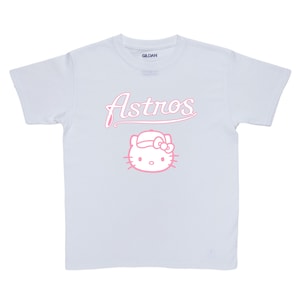 NudeBlushCustoms Astros Kitty T-Shirt