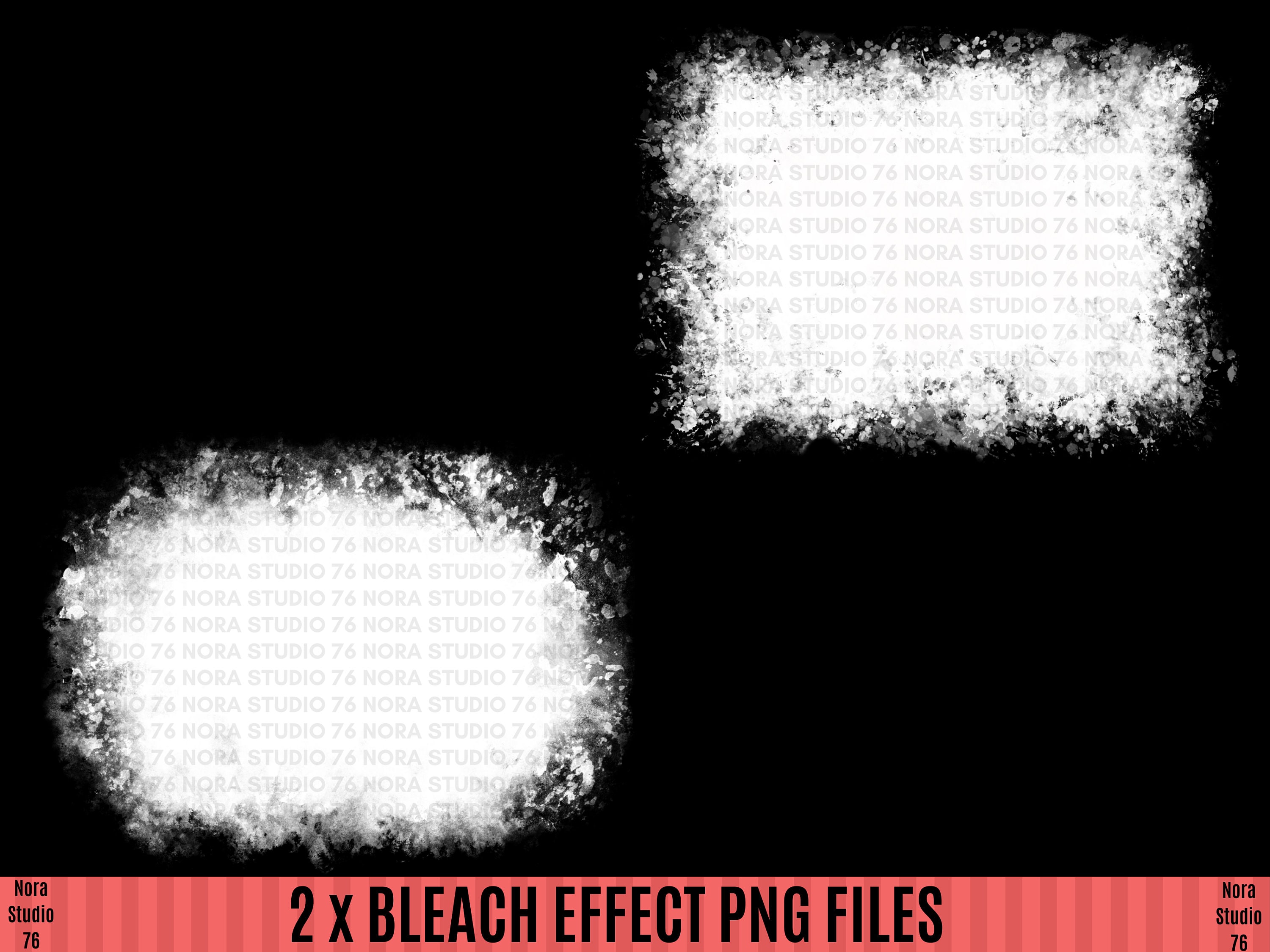 2 X Bleach Effect Mini Bundle Bleach Overlay PNG Bleached - Etsy
