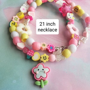 Kawaii Beads Weaved Handmade Necklace Bijoux