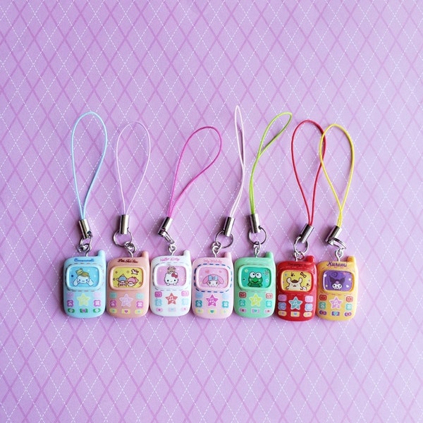 Kawaii Animal Phone Charm: Cute Bunny Cellphone Strap
