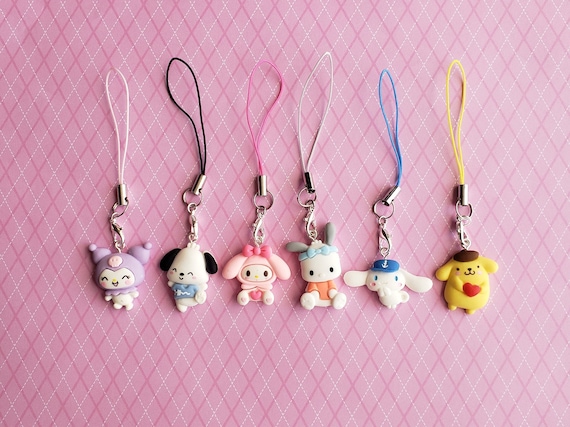 10/Pcs Pkg. Hello Kitty Charms for Jewelry Making in Size about