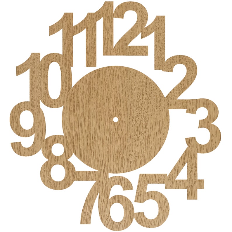Wall Clock Numbers SVG Digital Download Perfect for Aeon