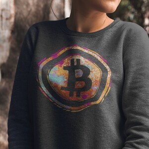 Bitcoin Unisex Heavy Blend Crewneck Sweatshirt