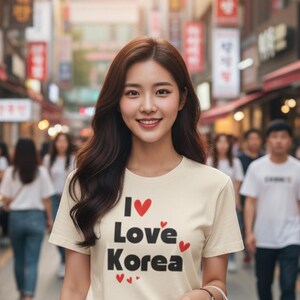 I Love Korea Tee: Korean Culture Unisex T-Shirt