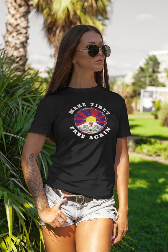 Buy Make Tibet Free Again Free Tibet Tee Shirt Tibet Gift Online in India Etsy