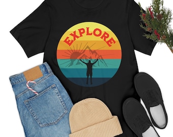 Explore Outdoors Graphic Tee - Unisex Jersey Short Sleeve