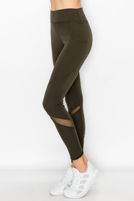 Calve Mesh Pocket Legging Summer Legging Fall Legging Pocket