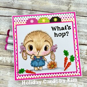 Easter card, thinking of you card, greeting card, handmade card