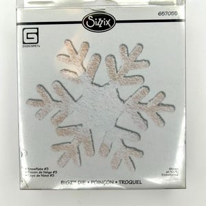 SIZZIX Bigz die snowflake #3