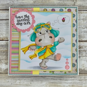 birthday card, girl birthday, niece birthday, daughter birthday, granddaughter birthday, blank card