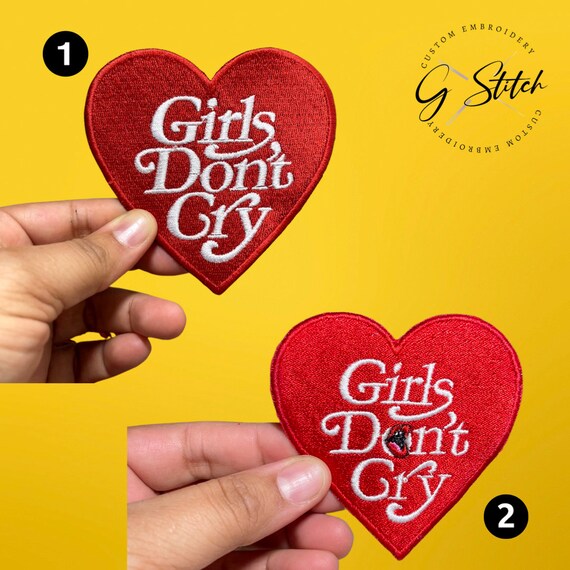 GIRLS DON'T CRY xPHINGERIN Hand Stitched