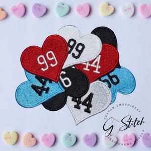 Custom heart patch image 2