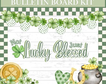 St. Patrick's Day Klassenzimmer Bulletin Board März Dekor Bundle Aktivität Kit für Lehrer