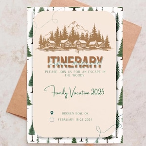 Cabin Trip Itinerary Guide, Great Itinerary for Bachelorette/Bachelor's Trips