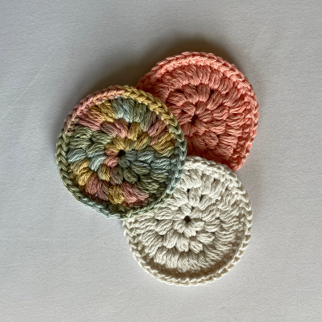 Crochet Reusable Cotton Rounds Etsy