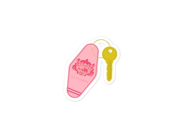 San Luis Obispo Hotel Sticker Madonna Inn Keychain Vintage