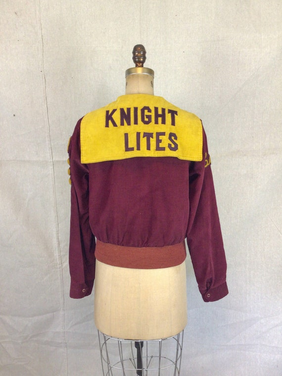 Vintage 60s Jacket| Vintage burgundy corduroy che… - image 8