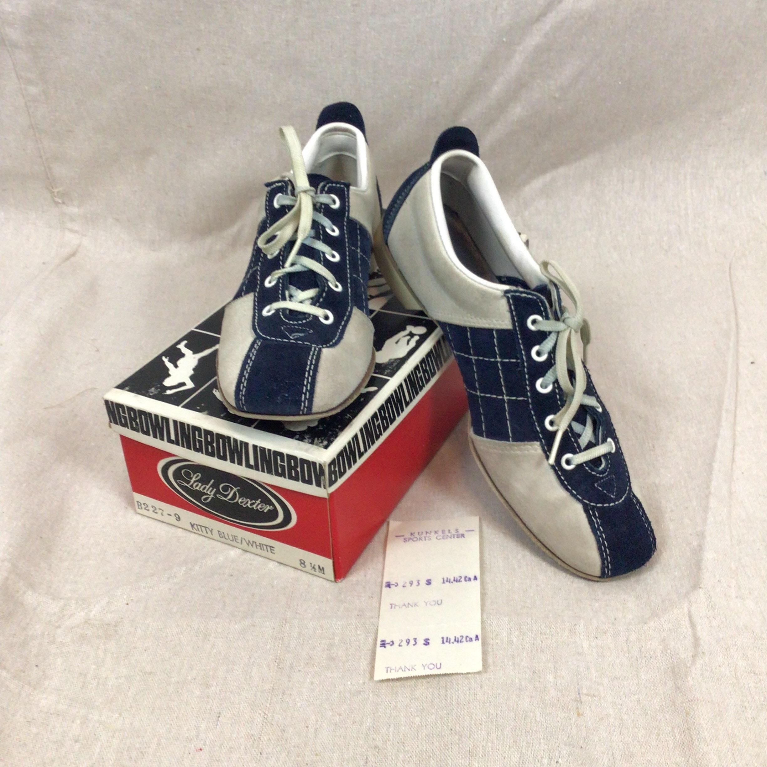 Vintage 60s Shoes Vintage Blue White Suede Sneakers Shoes - Etsy