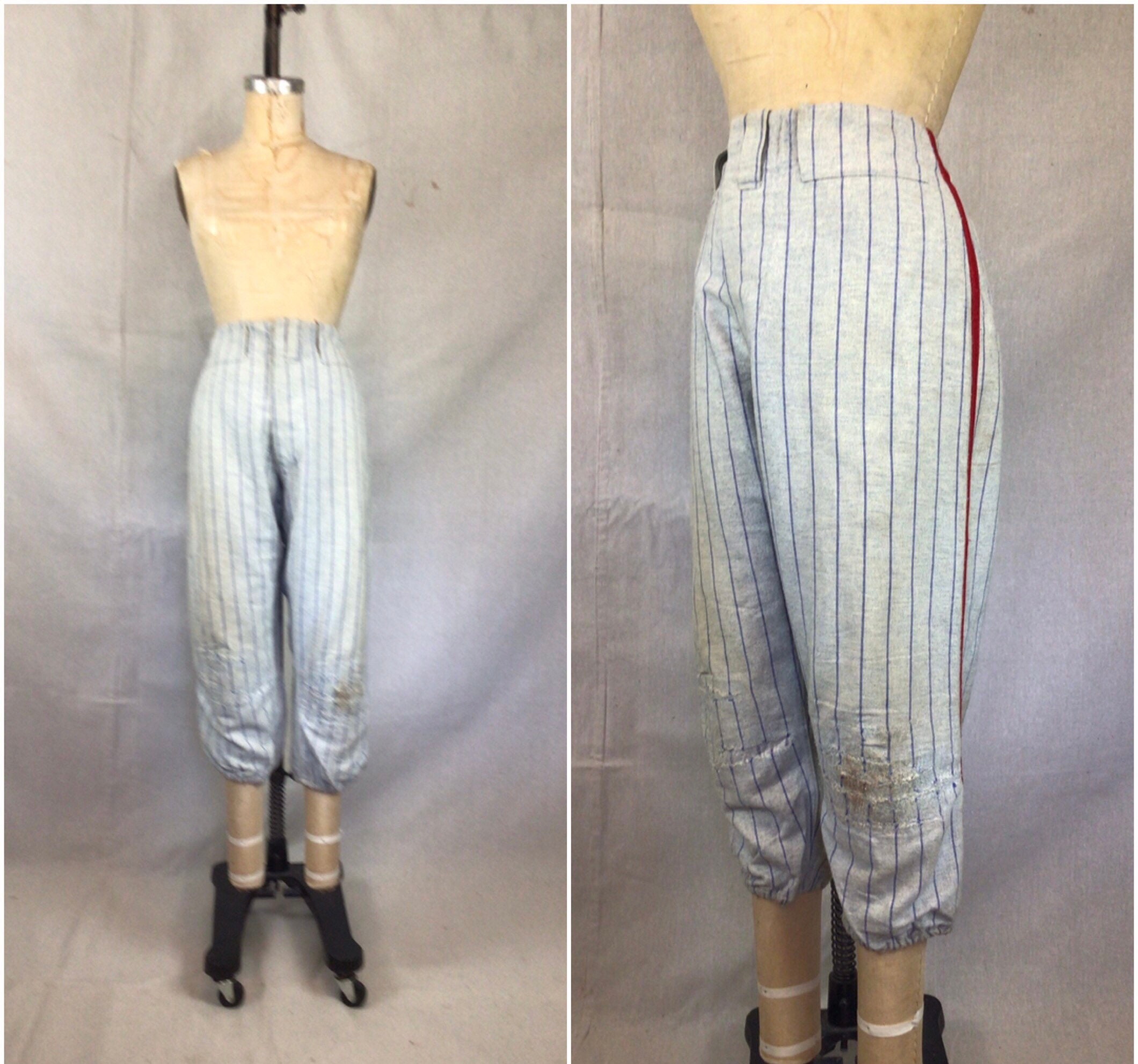 Vintage 40s Pants | Vintage Pinstripe Wool Baseball Knickers Vintage 40s Pants | Vintage Pinstripe Wool Baseball Knickers