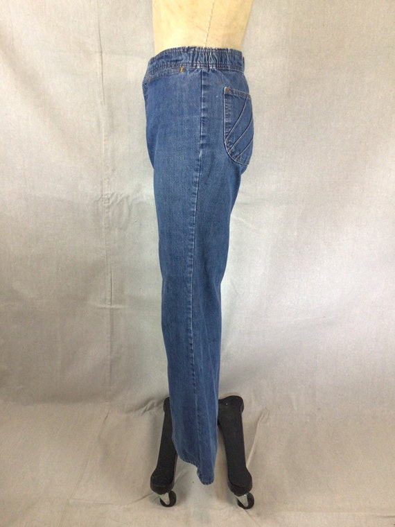 Vintage 70s Jeans | Vintage wide leg denim pants … - image 6