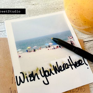 Photography Beach Jersey Shore Down The Shore Boardwalk Ocean Sand Sun Wish You We’re Here Greeting Card NoteCard Photos Beautiful Life