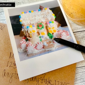 Photography Christmas Ginger Bread House Home For The Holidays Greeting Card Note Card Photos Of Beautiful Daily Life